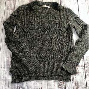 Decree Cable Knit Sweater Gray Melange-S